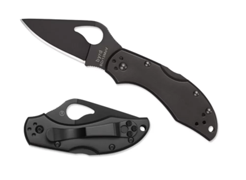 Spyderco Robin® 2 Stainless Black Blade* Byrd Knives