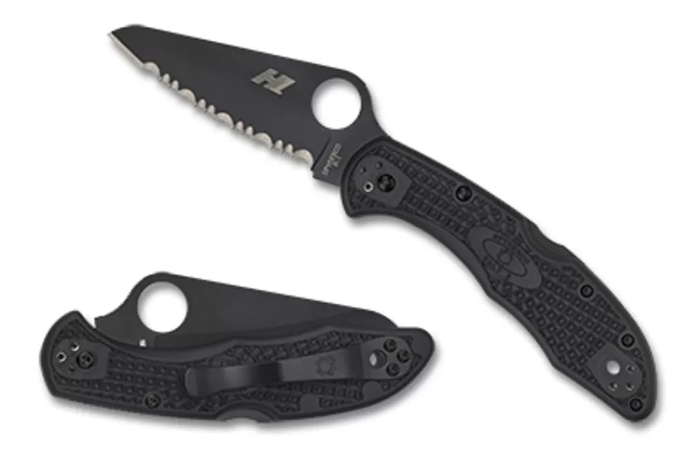 Spyderco Salt® 2 Frn Black/Black Blade* Clipit