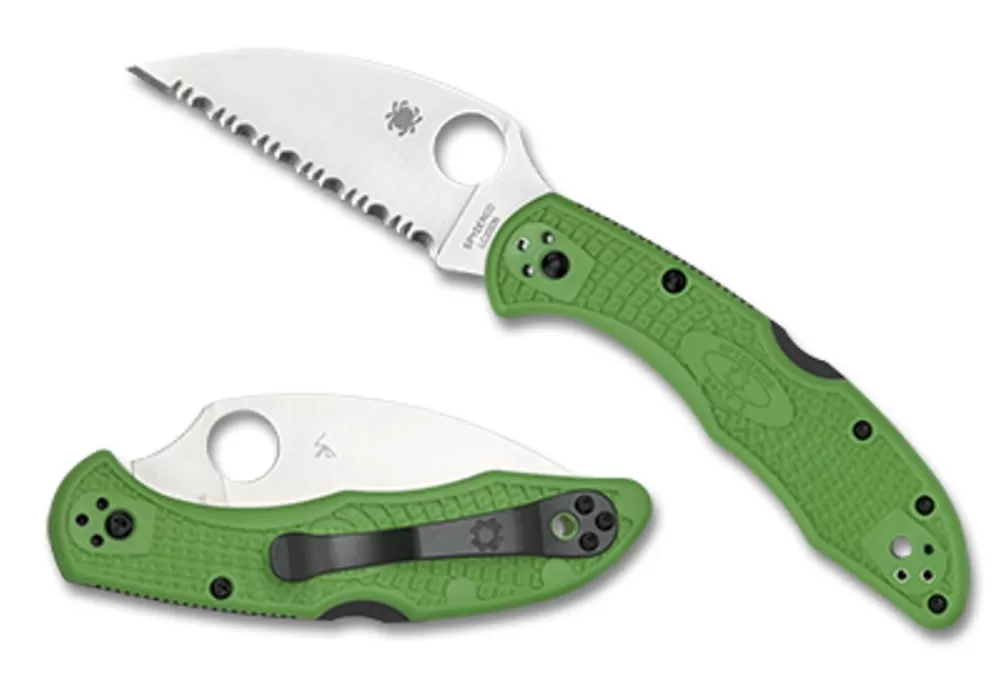 Spyderco Salt® 2 Green Lc200N Wharncliffe* Clipit