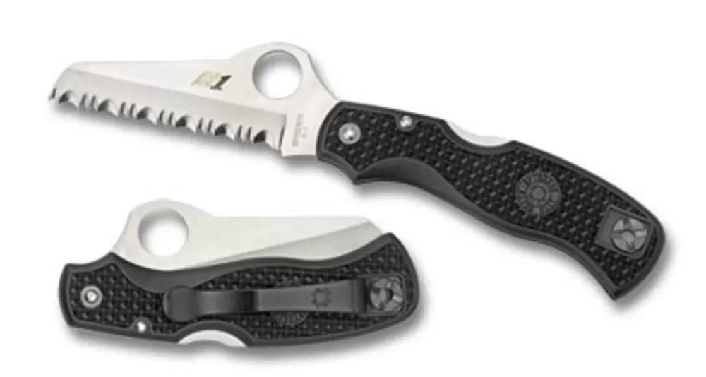 Spyderco Saver Salt™ Clipit® Black Frn* Archived Products