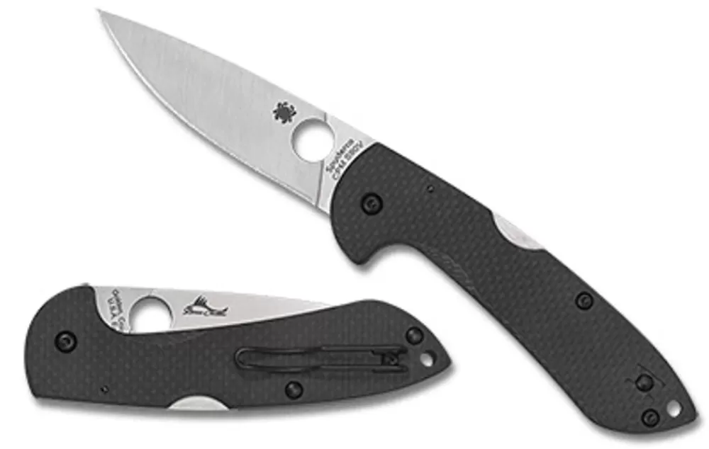 Spyderco Siren™ Carbon Fiber Cpm S90V® Sprint Run™* Clipit