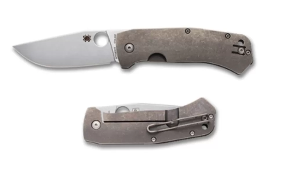 Spyderco Slysz Bowie Folder™ Titanium* Archived Products