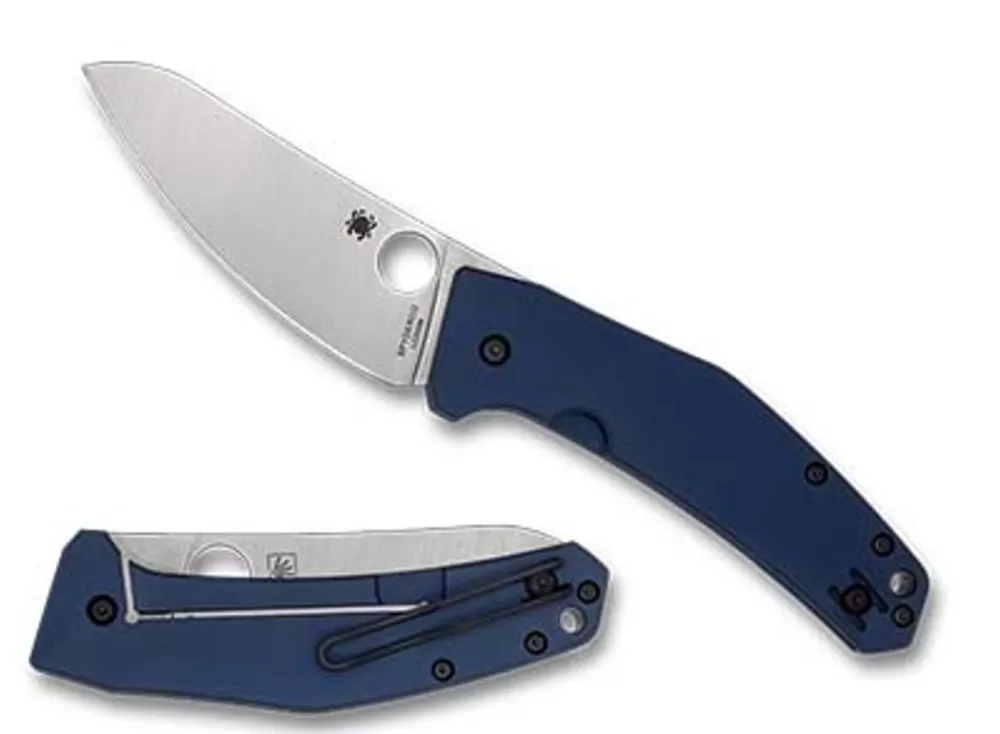 Spyderco Spydiechef™ Blue Titanium Lc200N Exclusive* Exclusives