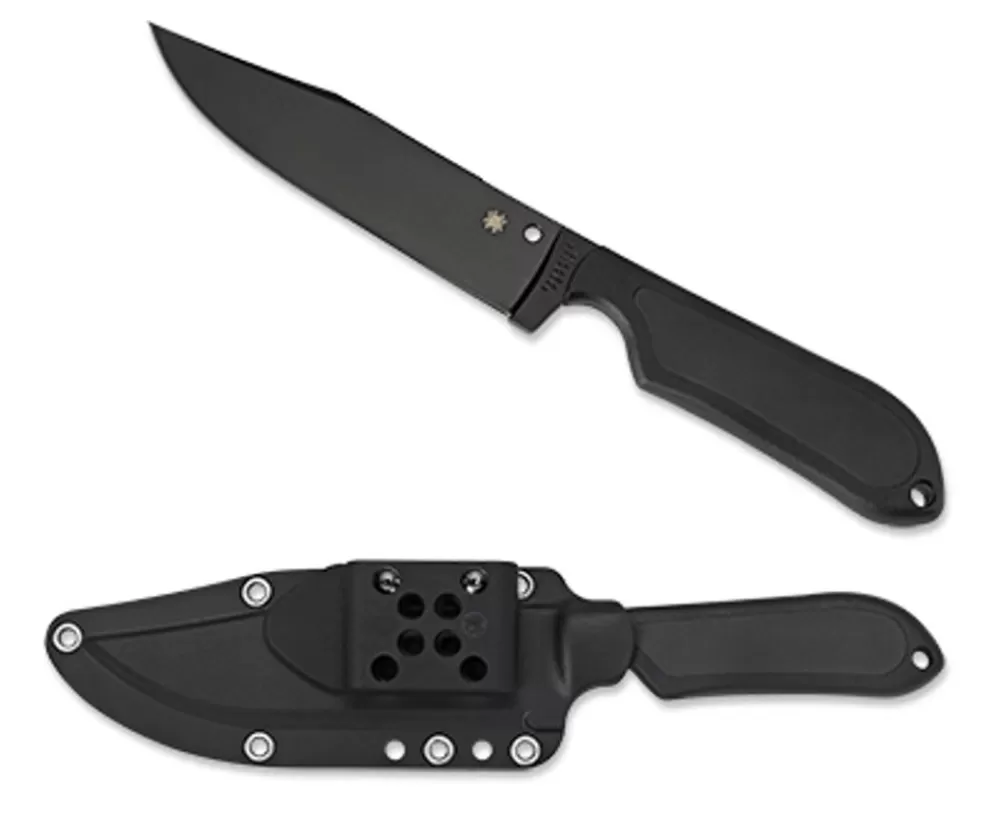 Spyderco Street Bowie™ Frn/Kraton Black Blade* Fixed Blades