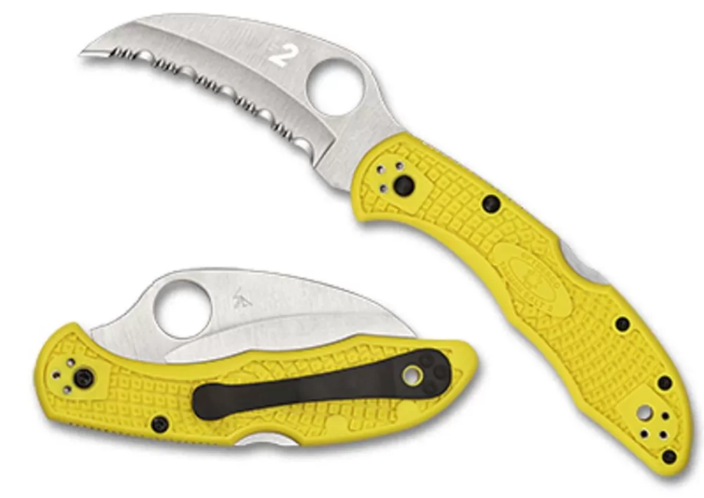 Spyderco Tasman Salt™ 2 Frn Yellow* Clipit