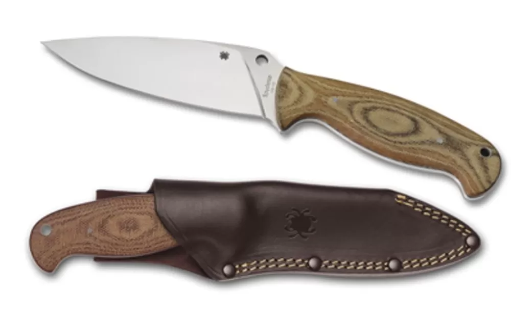 Spyderco Temperance™ 2 Canvas Micarta Brown* Archived Products