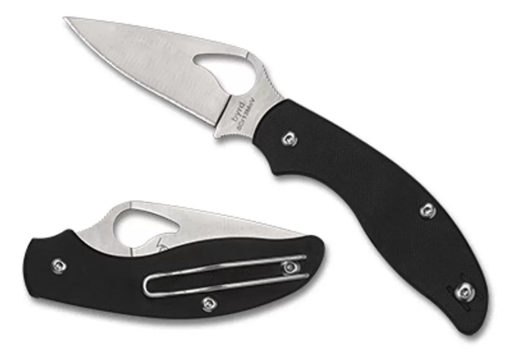 Spyderco Tern™ G-10 Black* Byrd Knives