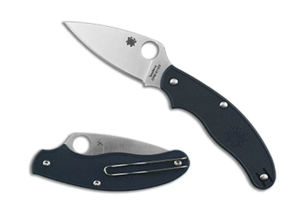 Spyderco Uk Penknife™ Frn Dark Blue Cpm S110V* Non-Locking Folding